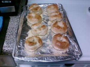 Batch of bagels