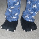I got these slippers for Jon! GRRR!~