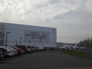 Outside the Museum of Flight