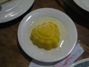 Mango pudding!
