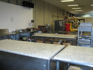 Marble slabs