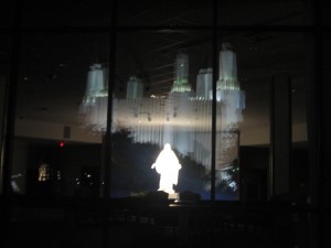 Reflection of the temple
