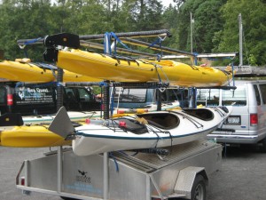 Kayak car rack