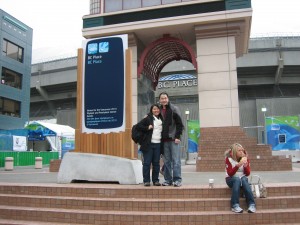 In front of BC Place