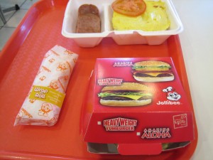 Our Jollibee food