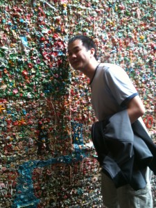 Ewwww, gum wall!