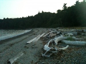Blake island beach