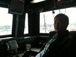 Jon at the helm