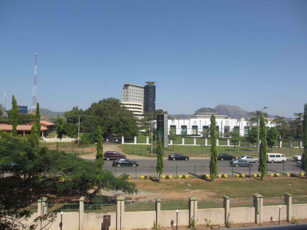 View from my hotel room in Abuja