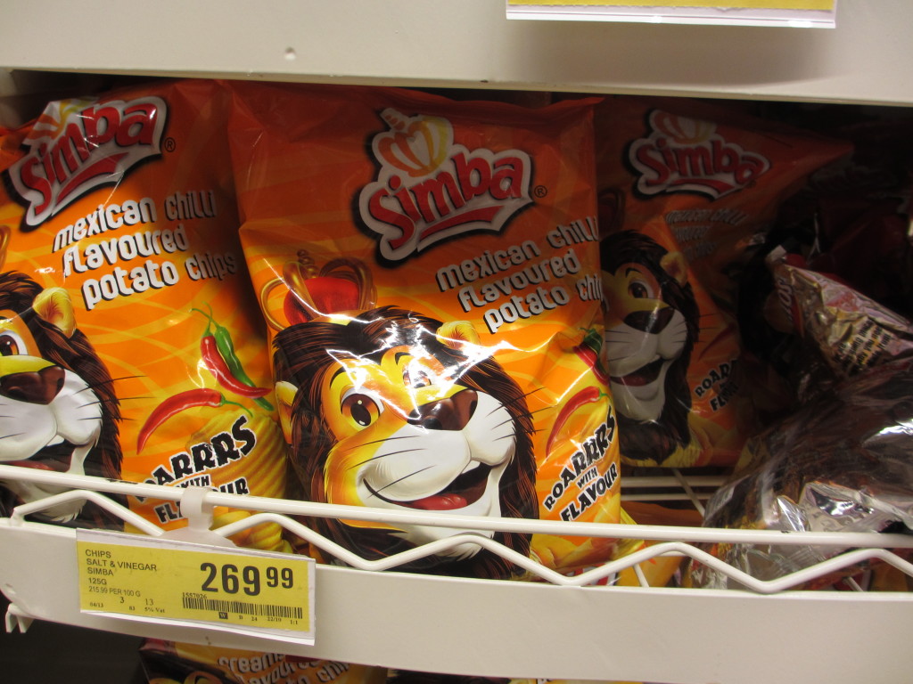 Simba chips that I'm pretty sure aren't licensed with Disney